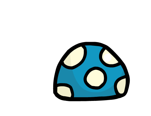 ShooterPals Launch Collection Item #41: Blue Shroom Hat (Character Skin)
